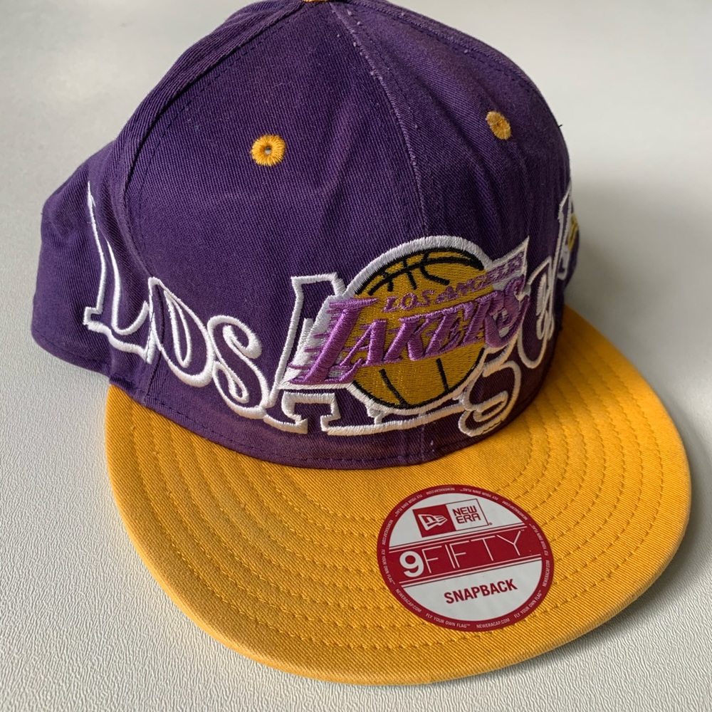 🔥New Era Lakers SnapBack Hard Wood Classic